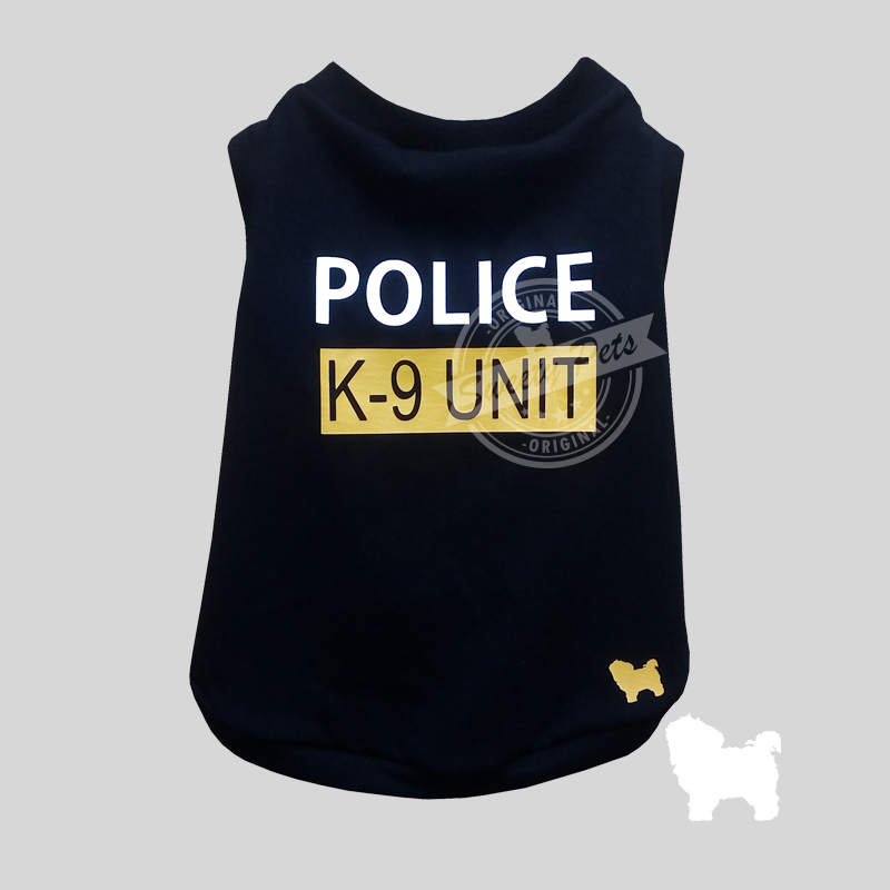 Camisa para perro – police k9 unit – ropa para perro el salvador – Sweety Pets El salvador