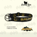 Collar identificacion para perro – batman – ropa y accesorios para perro el salvador – Sweety Pets El salvador