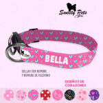 Collar identificacion para perro – dISEÑOS DE CORAZONES – ropa y accesorios para perro – Sweety Pets El salvador