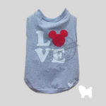 Camisa para perro gato – camisa gris mickey mouse – ropa para perro el salvador – Sweety Pets El Salvador