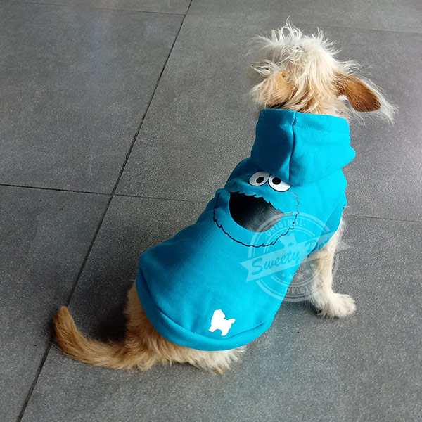 Sueter para perro – Diseño moustro come galletas – ropa para perro El Salvador – Sweety Pets El Salvador