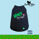 Camisa para perro – GRINCH AQUAD AZUL NAVI 2 – ropa y accesorios para perro – Sweety Pets El Salvador