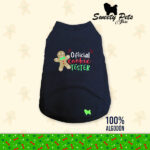 Camisa para perro – oficial cookie tester – ropa y accesorios para perro – Sweety Pets El Salvador