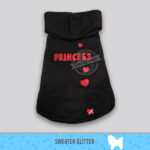 Sueter para perro – Diseño princess en glitter – ropa para perro El Salvador – Sweety Pets El Salvador