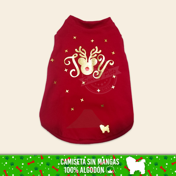 Camisa para perro – coleccion navidad diseño joy mikey – ropa para perro El Salvador – Sweety Pets El Salvador
