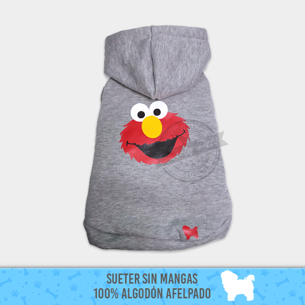Sueter para perro – Diseño elmo – ropa para perro El Salvador – Sweety Pets El Salvador
