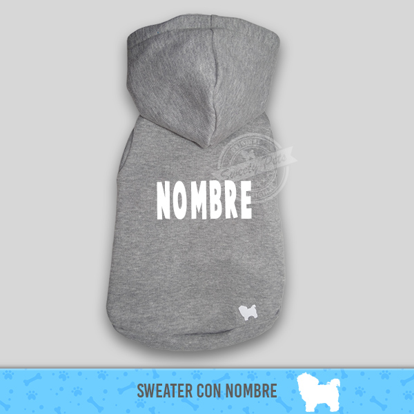 Sueter para perro – Personalizado con nombre 2 – ropa para perro El Salvador – Sweety Pets El Salvador