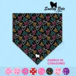 Bandana para perrito o gatitos – CORAZONES– ropa y accesorios para perro el salvador – Sweety Pets