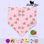 Bandana para perrito o gatitos – SANDIA 1 — ropa y accesorios para perro el salvador – Sweety Pets