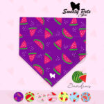 Bandana para perrito o gatitos – SANDIA 1 — ropa y accesorios para perro el salvador – Sweety Pets