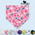 Bandana para perrito o gatitos – diseños flores3 v1 – ropa y accesorios para perro el salvador – Sweety Pets