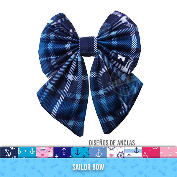sailor bow para perro – diseños de anclas – ropa y accesorios para perro – Sweety Pets El salvador