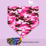 Bandana para perrito o gatitos — camuflaje militar – ropa y accesorios para perro el salvador