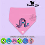 Bandana para perrito o gatitos -diseño Monsters Inc 1 – ropa y accesorios para perro el salvador – Sweety Pets