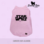 Camisa para perro gato – star wars logo princesa leia – ropa para perro el salvador – Sweety Pets El Salvador