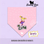 Bandana para perrito o gatitos -diseño 1 RUGRATS – ropa y accesorios para perro – Sweety Pets El Salvador