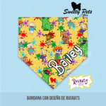 Bandana para perrito o gatitos -diseño 1 RUGRATS – ropa y accesorios para perro – Sweety Pets El Salvador