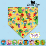 Bandana para perrito o gatitos -diseño 1 RUGRATS – ropa y accesorios para perro – Sweety Pets El Salvador