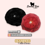 collar id – glampets collections – Collar Rosa1 – Sweety Pets El Salvador – Ropa y accesorios para perro