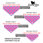 Bandana para perrito o gatitos – CORAZONES– ropa y accesorios para perro el salvador – Sweety Pets