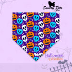 Bandana para perrito o gatitos – Halloween Calaveras 1 – ropa y accesorios para perro el salvador – Sweety Pets
