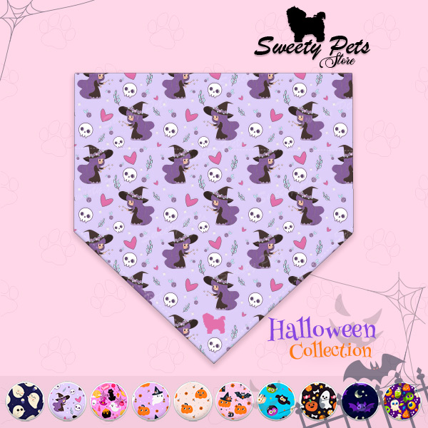 Bandana para perrito o gatitos – Halloween Cute 1_1 – ropa y accesorios para perro el salvador – Sweety Pets