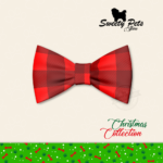 CORBATIN para perrito o gatitos – DISEÑOS NAVIDAD cuadros rojos – ropa y accesorios para perro el salvador – Sweety Pets