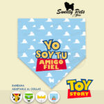 Bandana para perrito o gatitos – COLECCION TOY STORY — BUZZ LIGHTYEAR – ropa y accesorios para perro el salvador – Sweety Pets