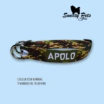 Collar identificacion para perro CAMUFLAJE 2 – ropa y accesorios para mascotas El Salvador – Sweety Pets Store