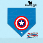 Bandana para perrito o gatitos – CAPITAN AMERICA – ropa y accesorios para perro el salvador – Sweety Pets