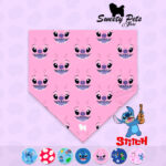 Bandana para perrito o gatitos – Lilo & Stitck 01 – ropa y accesorios para perro el salvador – Sweety Pets