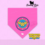 Bandana para perrito o gatitos – WONDERWOMAN ROSA – ropa y accesorios para perro el salvador – Sweety Pets