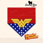Bandana para perrito o gatitos – WONDERWOMAN rojo azul – ropa y accesorios para perro el salvador – Sweety Pets
