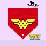 Bandana para perrito o gatitos – WONDERWOMAN – ropa y accesorios para perro el salvador – Sweety Pets