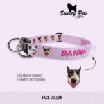 Collar id identificacion para perro- collar con caritas – ropa y accesorios para perro el salvador – Sweety Pets