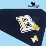 Bandanas para perros – Denim con Nombre 01 – ropa y accesorios para perro el salvador – Sweety Pets Store