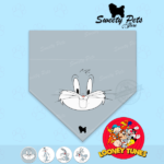 Bandanas para perros – LOONEY TUNES BUGS BUNNY 01 – ropa y accesorios para perro el salvador – Sweety Pets Store