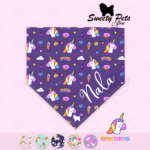 Bandanas para perros – unicornios 03 – ropa y accesorios para perro el salvador – Sweety Pets Store