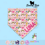 Bandanas para perros – unicornios 03 – ropa y accesorios para perro el salvador – Sweety Pets Store