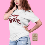 Blusa para Dama – Diseño Dog Mom Glitter