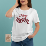 Blusa para Dama – Diseño Dog Mom Glitter