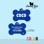 Placas id identificacion para perro – Color Negro – Ropa y Accerosios para mascotas – Sweety Pets El Salvador