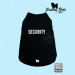 Camisa para perro – security seguridad – ropa y accesorios para perro el salvador