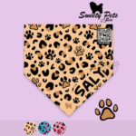 Bandana para perrito o gatitos – animal print 1 – ropa y accesorios para perro el salvador