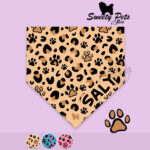 Bandana para perrito o gatitos – animal print 1 – ropa y accesorios para perro el salvador