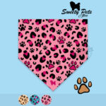 Bandana para perrito o gatitos – animal print 1 – ropa y accesorios para perro el salvador