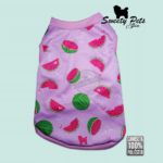 Camisa para Mascotas – Camiseta Sandias en rosa — Ropa para perros y gatos en El Salvador