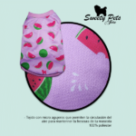 Camisa para Mascotas – Camiseta Sandias en rosa — Ropa para perros y gatos en El Salvador
