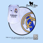 Camisa para Mascotas – Camiseta MADRID 2 – Ropa para perros y gatos en El Salvador