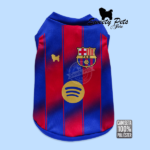 Camisa para Mascotas – Camiseta barcelona 2026 – Ropa para perros y gatos en El Salvador